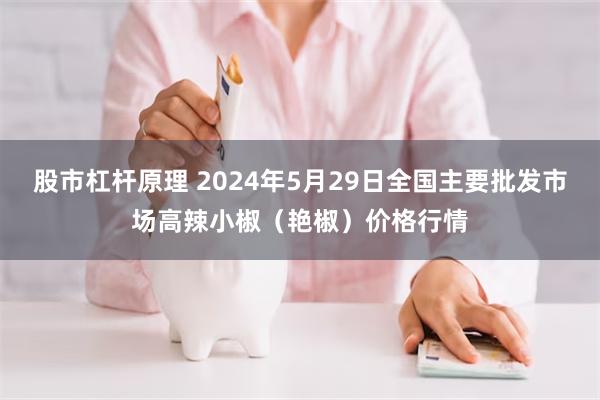 股市杠杆原理 2024年5月29日全国主要批发市场高辣小椒(艳椒)价格行情