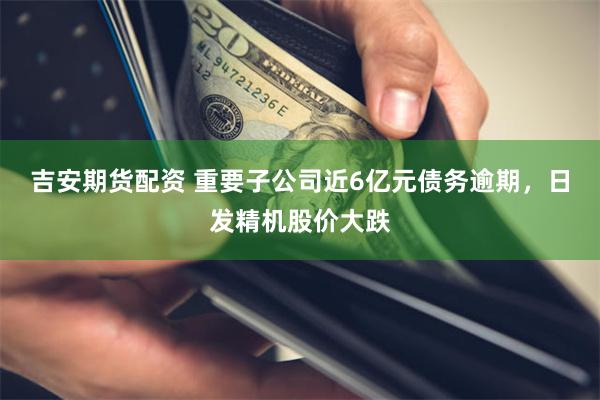 吉安期货配资 重要子公司近6亿元债务逾期,日发精机股价大跌