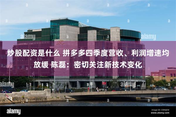 炒股配资是什么 拼多多四季度营收、利润增速均放缓 陈磊:密切关注新技术变化